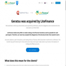 Скриншот главной страницы сайта geratsu.com