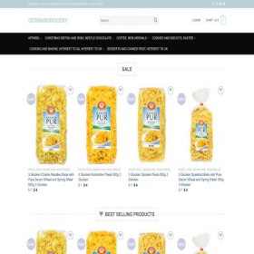 Скриншот главной страницы сайта germangrocery.shop