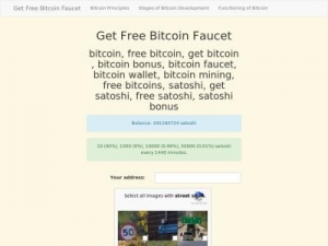 Скриншот главной страницы сайта get-free-bitcoin.net