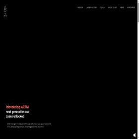 Скриншот главной страницы сайта getartm.io