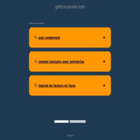 Скриншот главной страницы сайта getbonusnow.com