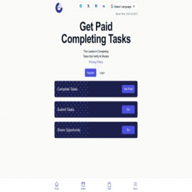 Скриншот главной страницы сайта getpaidtasks.com