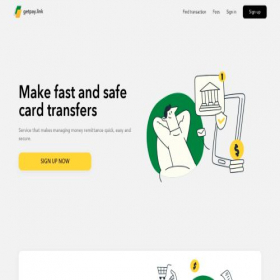 Скриншот главной страницы сайта getpay.link
