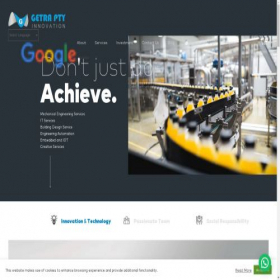 Скриншот главной страницы сайта getraltd.com