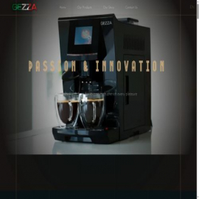 Скриншот главной страницы сайта gezza-italy.com