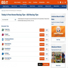 Скриншот главной страницы сайта gg-bet.com