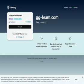 Скриншот главной страницы сайта gg-team.com