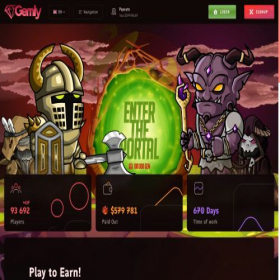 Скриншот главной страницы сайта gg.gemly.shop
