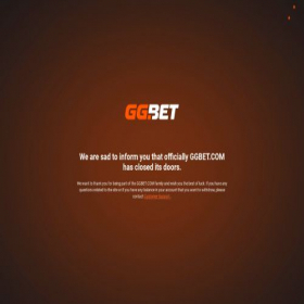 Скриншот главной страницы сайта ggbet.com