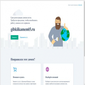 Скриншот главной страницы сайта gibkiikamen65.ru