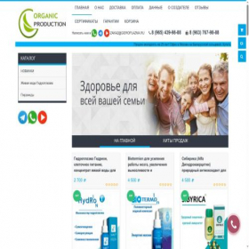 Скриншот главной страницы сайта gidroplazma.ru