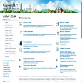 Скриншот главной страницы сайта gidrowell.ru