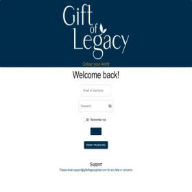 Скриншот главной страницы сайта giftoflegacyglobal.com