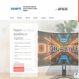 Скриншот главной страницы сайта gig-profi.ru