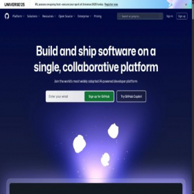Скриншот главной страницы сайта github.com