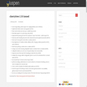 Скриншот главной страницы сайта giuspen.com