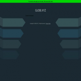 Скриншот главной страницы сайта gjob.xyz