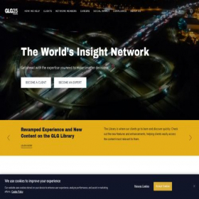 Скриншот главной страницы сайта glginsights.com