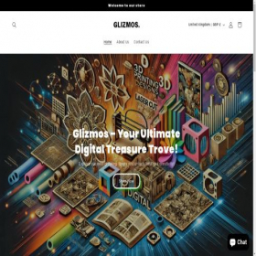 Скриншот главной страницы сайта glizmos.net