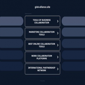 Скриншот главной страницы сайта glob-alliance.site