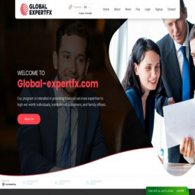 Скриншот главной страницы сайта global-expertfx.com