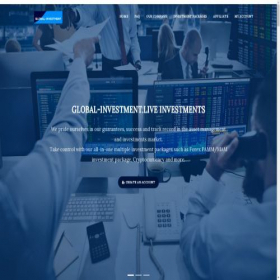 Скриншот главной страницы сайта global-investment.live