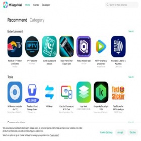 Скриншот главной страницы сайта global.app.mi.com