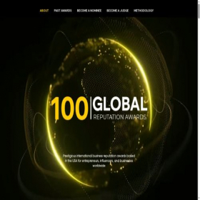 Скриншот главной страницы сайта global100awards.com