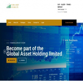 Скриншот главной страницы сайта globalassetholding.ltd