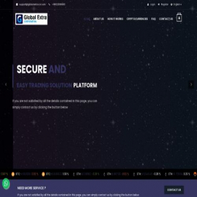 Скриншот главной страницы сайта globalextracor.com