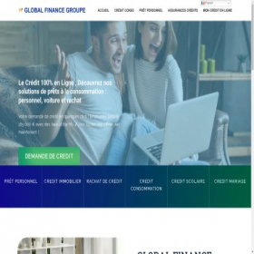 Скриншот главной страницы сайта globalfianncegroup.online