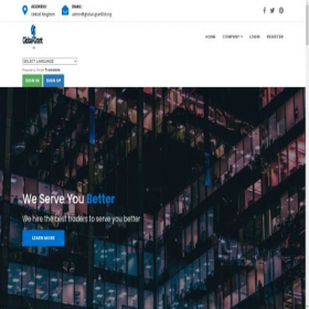 Скриншот главной страницы сайта globalgrantteamlimited.org