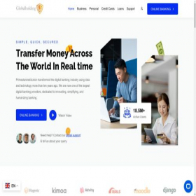 Скриншот главной страницы сайта globalholding.co
