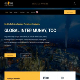 Скриншот главной страницы сайта globalintermunay.kz