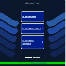 Скриншот главной страницы сайта globallancerstb.org