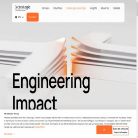 Скриншот главной страницы сайта globallogic.info