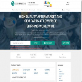 Скриншот главной страницы сайта globalpartszone.com
