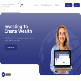Скриншот главной страницы сайта globalpayout.net