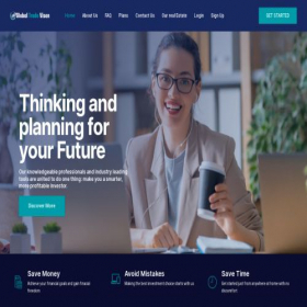 Скриншот главной страницы сайта globaltradevision.com