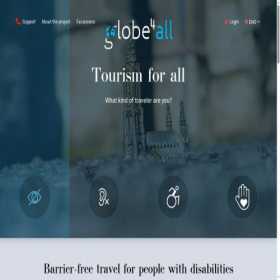 Скриншот главной страницы сайта globe4all.net