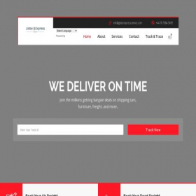 Скриншот главной страницы сайта globeexpressservice.com