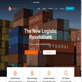 Скриншот главной страницы сайта globetrotterlogistic.com