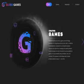 Скриншот главной страницы сайта globogames.ru
