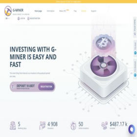 Скриншот главной страницы сайта gminer.ac