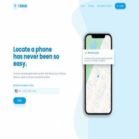 Скриншот главной страницы сайта gmob.app