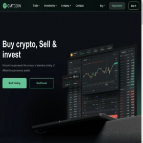 Скриншот главной страницы сайта gmtcoin.ru