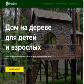 Скриншот главной страницы сайта gnez-dom.ru