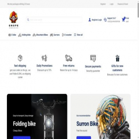 Скриншот главной страницы сайта gnope.com