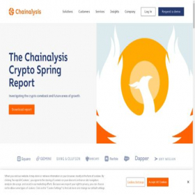 Скриншот главной страницы сайта go.chainalysis.com