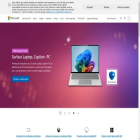 Скриншот главной страницы сайта go.microsoft.com